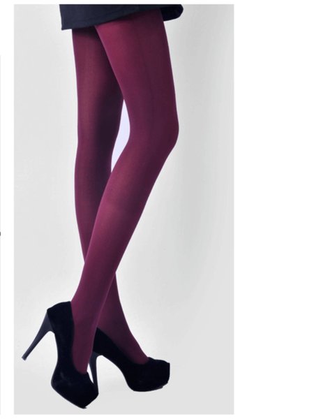 

Women Solid Stretchy Underwear & Socks, Wine red, Socks