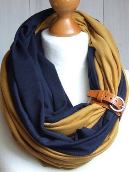 

As Picture Casual Cotton-Blend Plain Scarf, 0