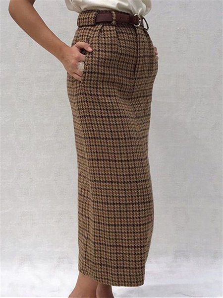 

Gonna Casuale Vintage da Quotidiano, Come immagine, Skirts