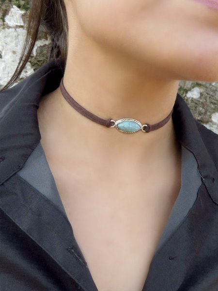 

Vintage Necklace, Blue, Necklaces