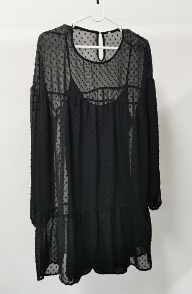

Black Long Sleeve Dress, Casual Dress