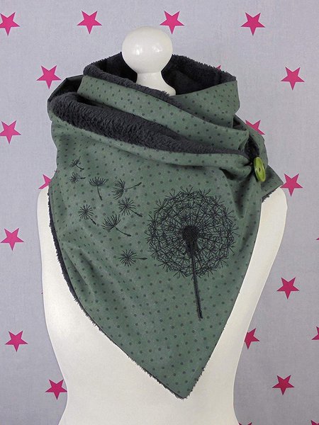 

Cotton-blend Casual Scarves & Shawls, Green, Scarfs