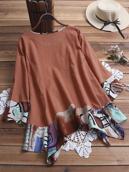 

Half Sleeve Casual Shirts & Tops, Orange, Tops