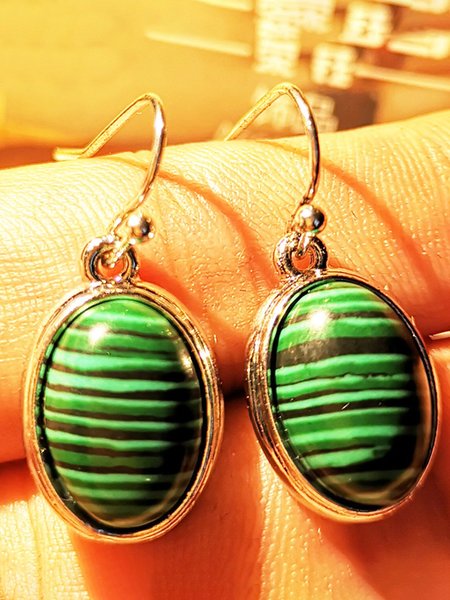 

Vintage Earrings, Green, Earrings