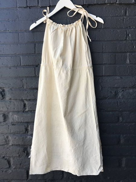 

Cotton-Blend Solid Casual Weaving Dress, White, Email discount