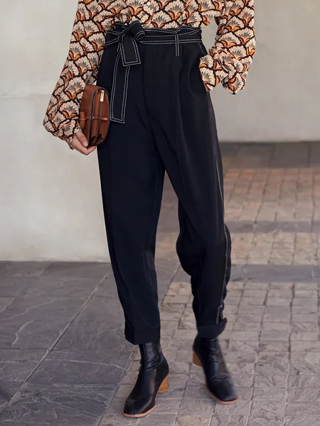 

Black Casual Pants, Pants