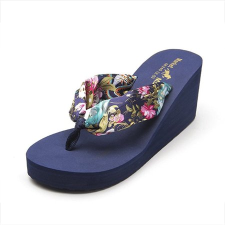 Pi Clue Beach Summer Slippers Blue/40