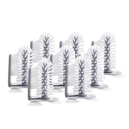 

Glass Washer With Double Sided Bristle Brush, Detachable Washable Standing Glass Bottle Cup Cleaner, Four pieces, Home