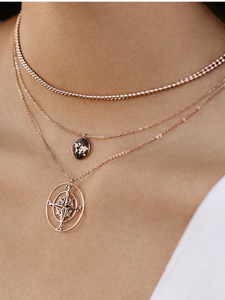 

zolucky Casual Alloy Necklaces, As picture, Jewelry