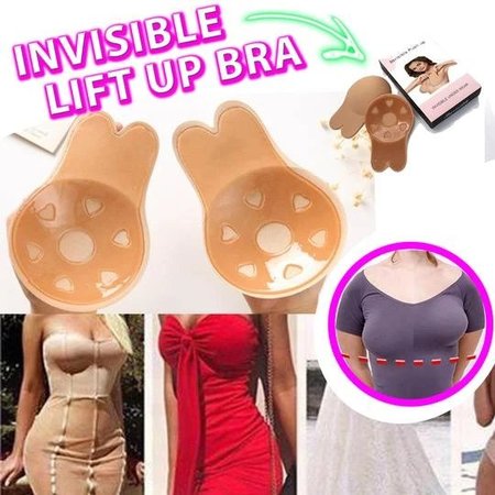 

Invisible Lift-up Bra, Black+beige, Accessories