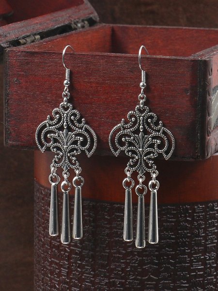 

Silver Alloy Casual Earrings, Earrings
