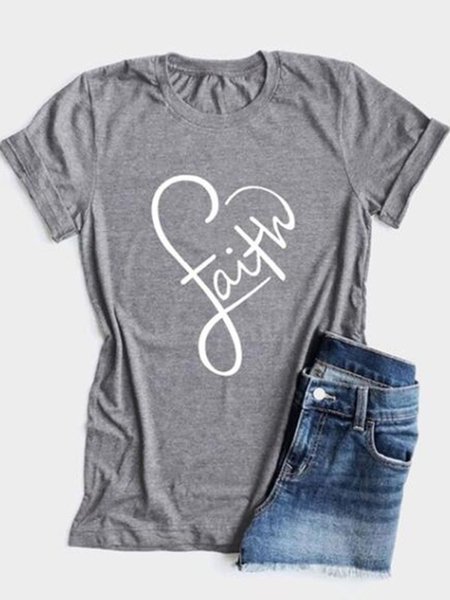 

Short Sleeve T-shirt, Gray, Tees & T-shirts