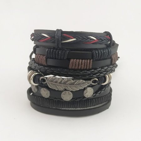 

zolucky Vintage Bracelet, Black, Jewelry