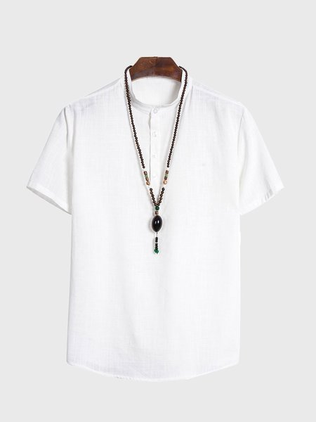 

T-Shirt Elegante, Bianco, Men's Top