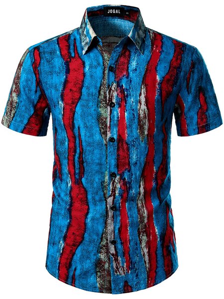 

Camicia di Cotone, Colore foto, Men's Top