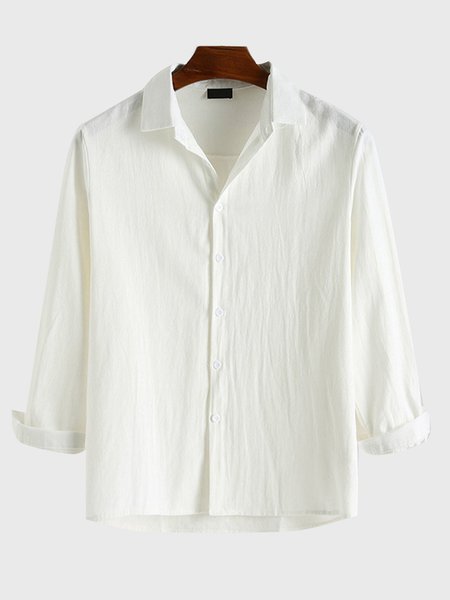 

Camicetta Elegante, Bianco, Men's Top