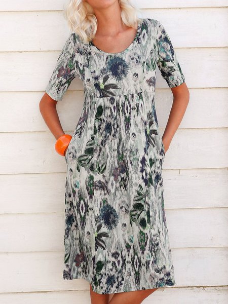 

Abito Donna, Verde, Midi Dresses