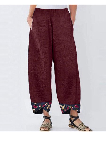 

Pantaloni di Cotone, Vino rosso, Bottoms