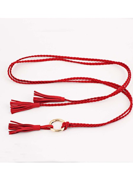 

Casual Belts, Red, Accessories