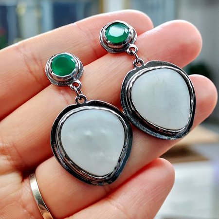 

Vintage Earrings, Silver, Accessories