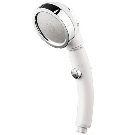 

Bathroom 3 In 1 High-Pressure Shower Head, White, Home&Garden