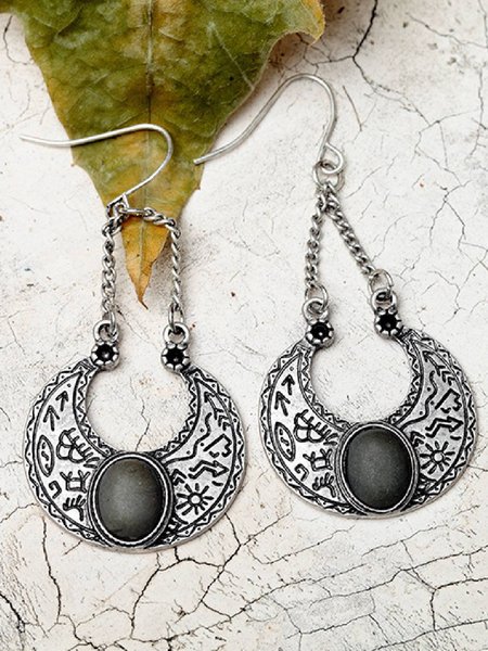 

Green Earrings, Silver, Earrings