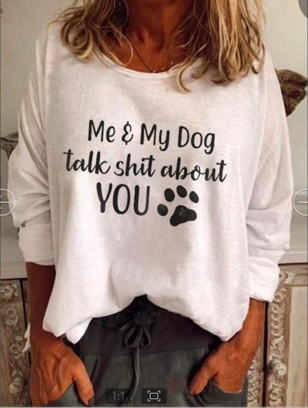 

Women Crew Neck Long Sleeve Casual Letter Top, White, Hoodies & Sweatshirts