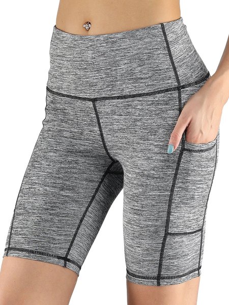 

Solid Sports Shorts, Warm grey, Sports Bottoms