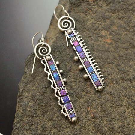 

Vintage Earrings, Silver, Earrings