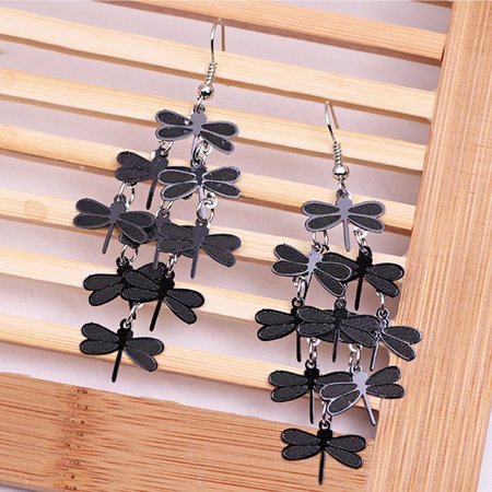 

Colorful Copper Dragonfly Earrings, 9#, Earrings