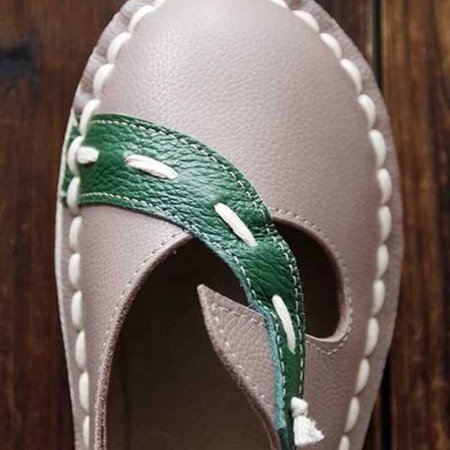 

Leather Flats, Purple, Auto-Clearance