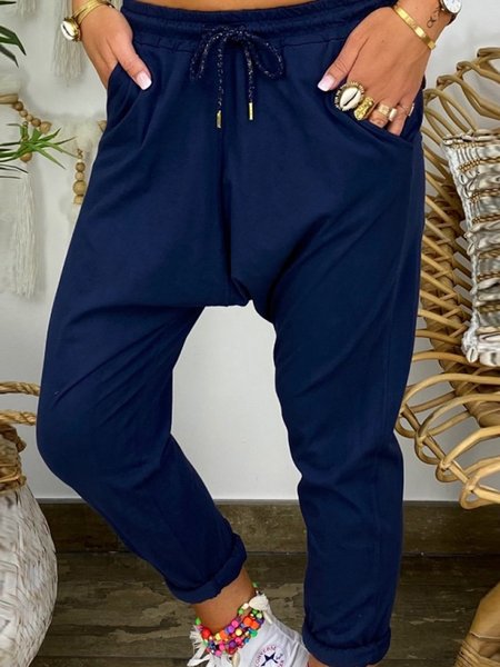 

Pantaloni Casuale, Blu marino, Bottoms