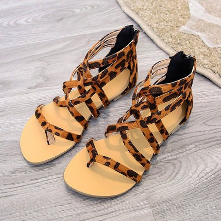 

Women Leopard Throng Slip-on Sandal, Yellow, Sandals