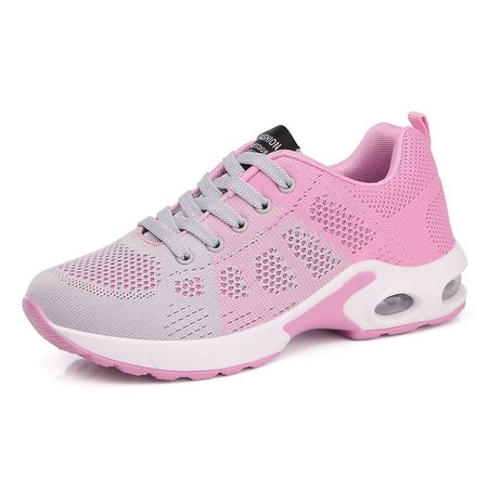 

Tutte le stagioni Tessuto di Fly-Woven Scarpe da ginnastica, Grigio-rosa, Athletic & Casual Shoes