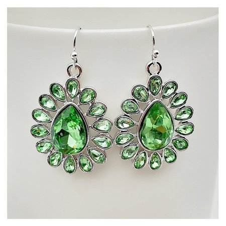 Olive Green Earrings, Accessories