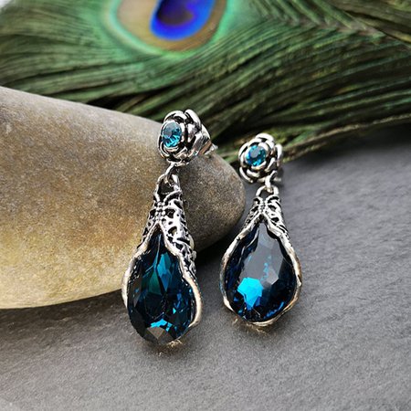 

Orecchini, Lago blu, Earring