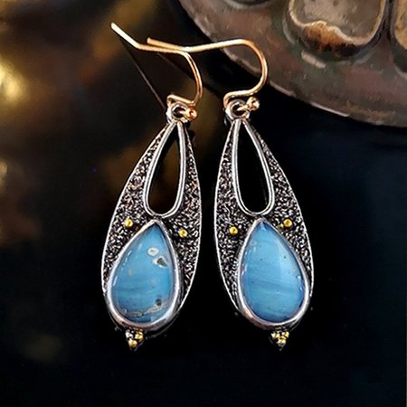 

Blue Drop Earrings, Accessories