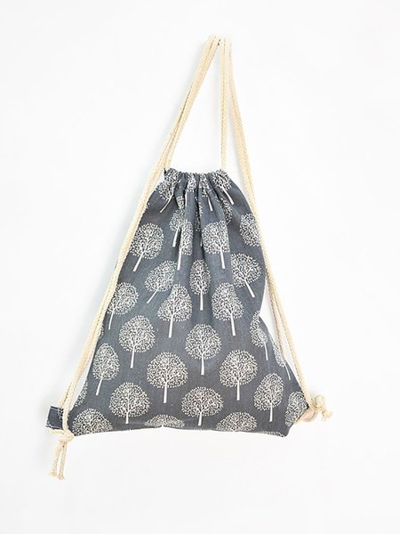 Cotton Drawstring Backpacks, Small tree, Bags