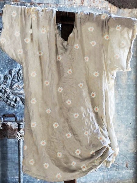 

Top Casuale Vintage, Grigio chiaro, Blouses & Shirts