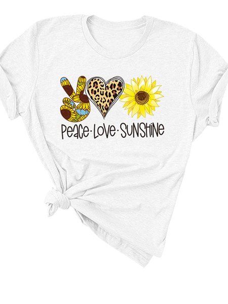 

Round Neck Short Sleeve Sexy Shirts & Tops, White, Tops