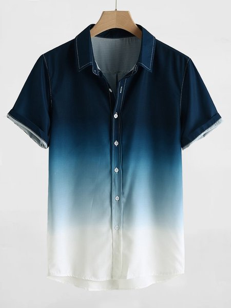 

Camicia Casuale, Blu intenso, Men's Top