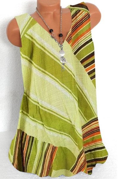 

Top Casuale, Giallo, Tank Top