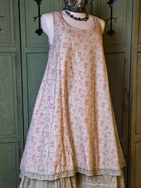

Abito Casuale Floreale, Rosa, Linen & Cotton Dresses