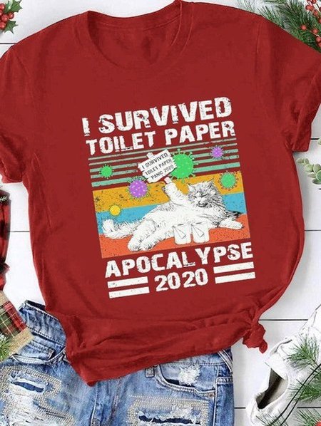 

Short Sleeve Casual T-Shirts & Tops, Red, Tops