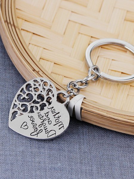 

Silver Heart Keychains, Accessories