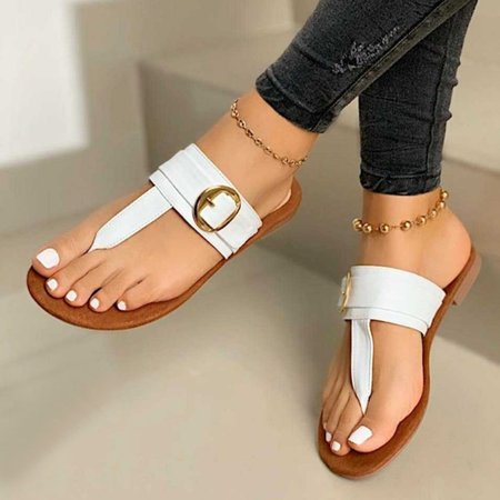 

Pelle Ciabatta, Bianco, Slippers