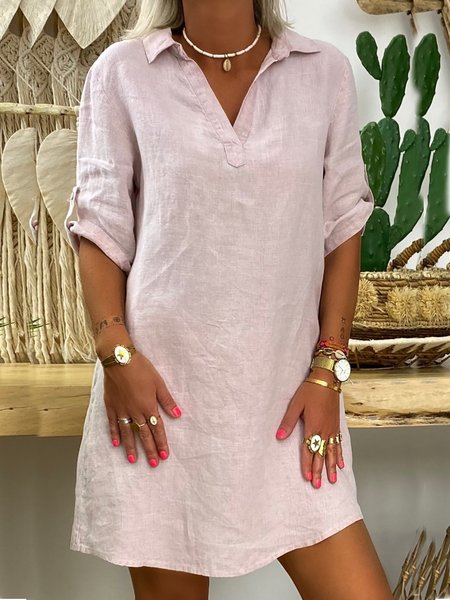 

Abito Casuale, Rosa, Midi Dresses
