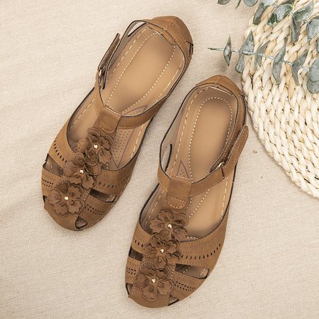 

Flower Daily Sandals, Brown, Sandals