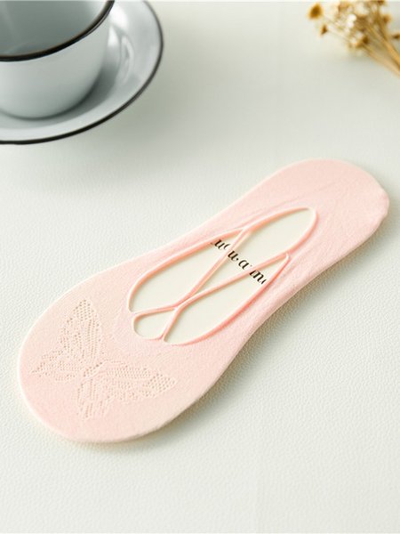 

Women Casual Lightweight Summer Invisible Socks, Pink, Socks