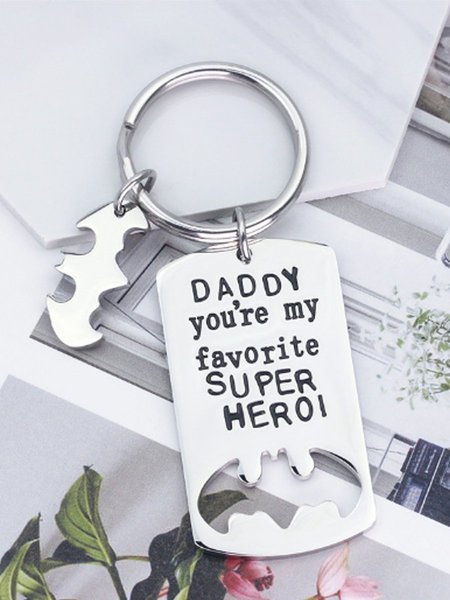Sliver Alloy Keychains, Silver, Accessories